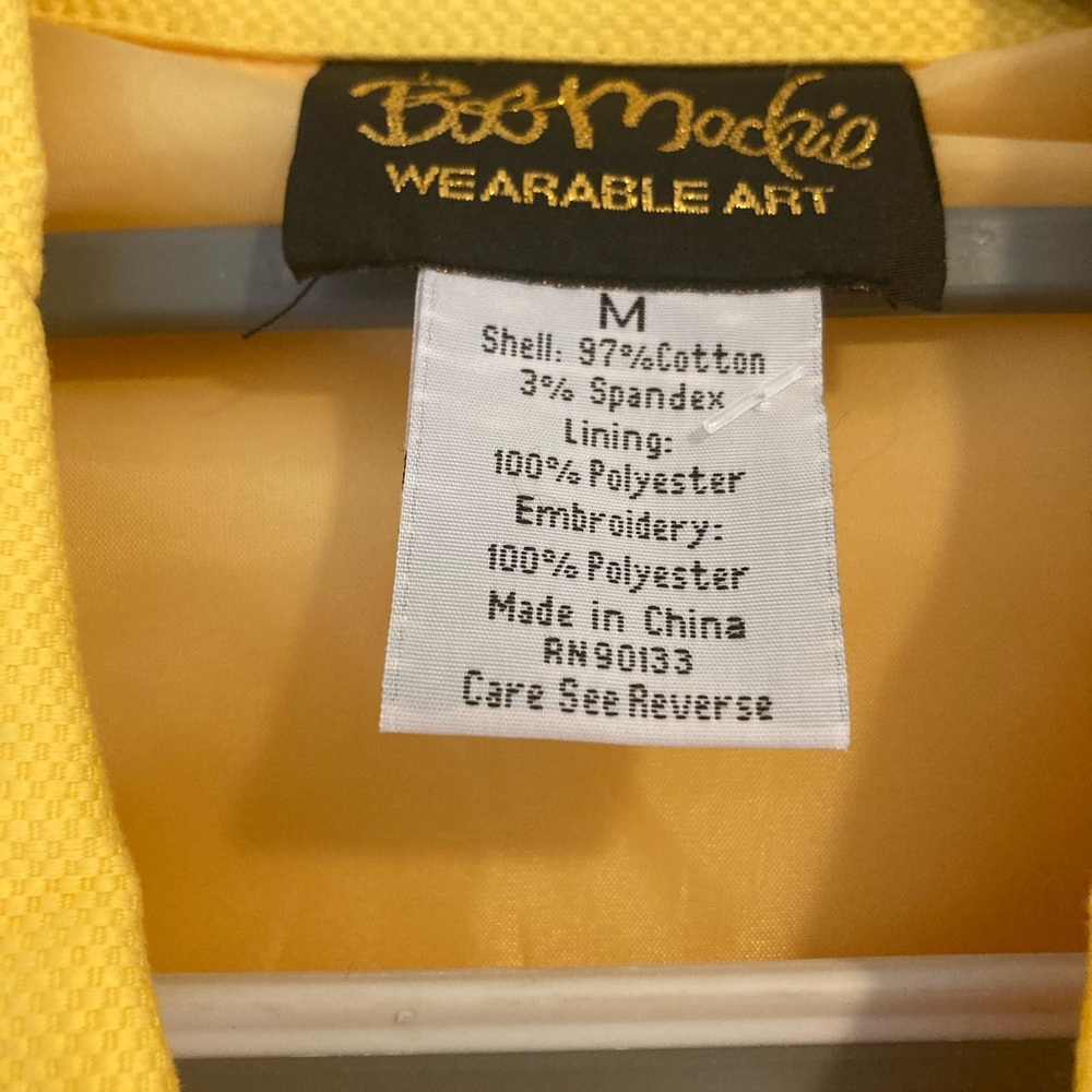 Bob Mackie Wearable Art Medium Embroidered Jacket - image 5